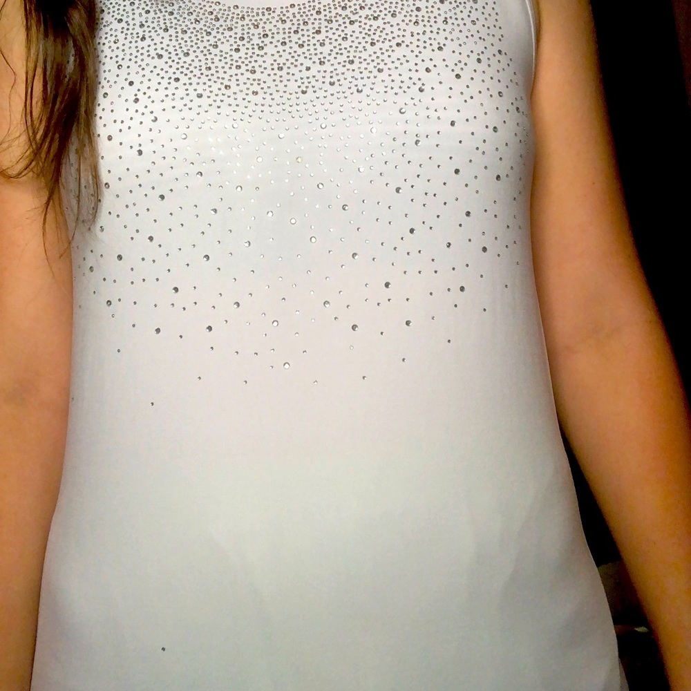 White shirt w/ gems